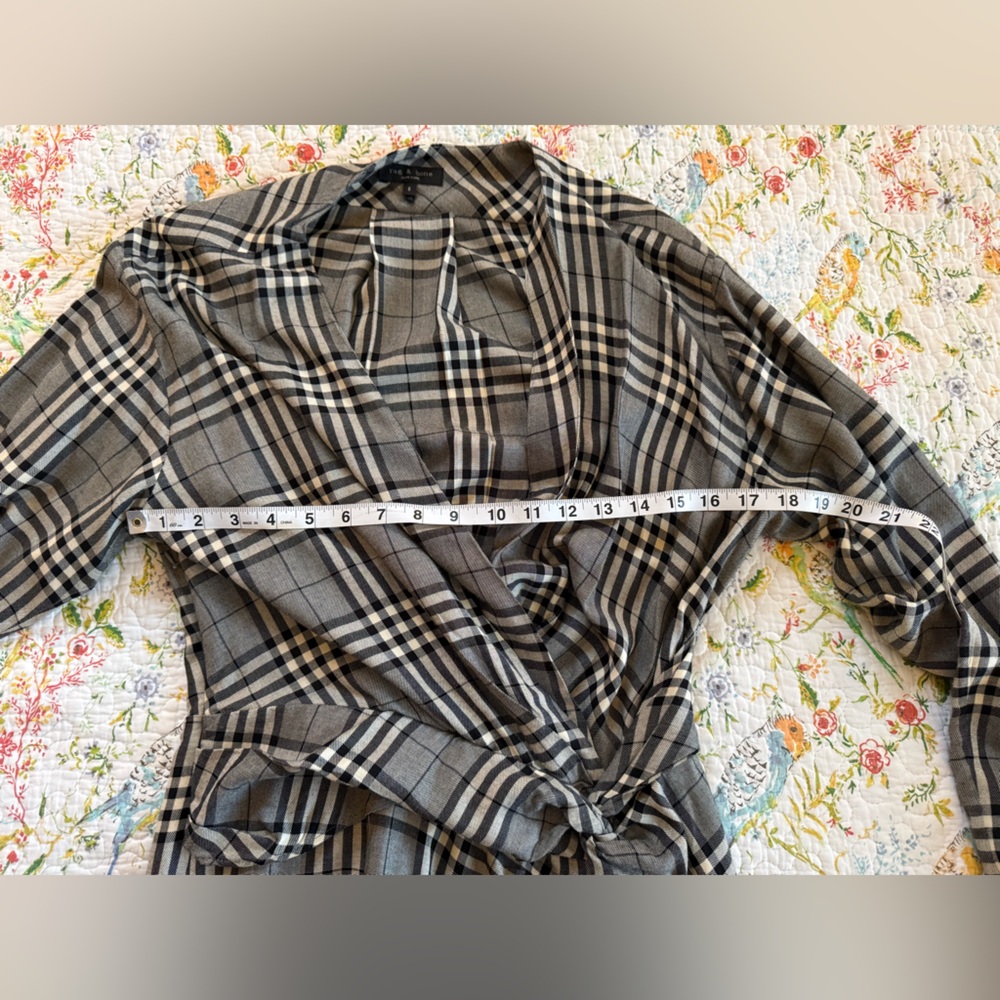 rag & bone Amber plaid dress size 8 - Picture 10 of 12